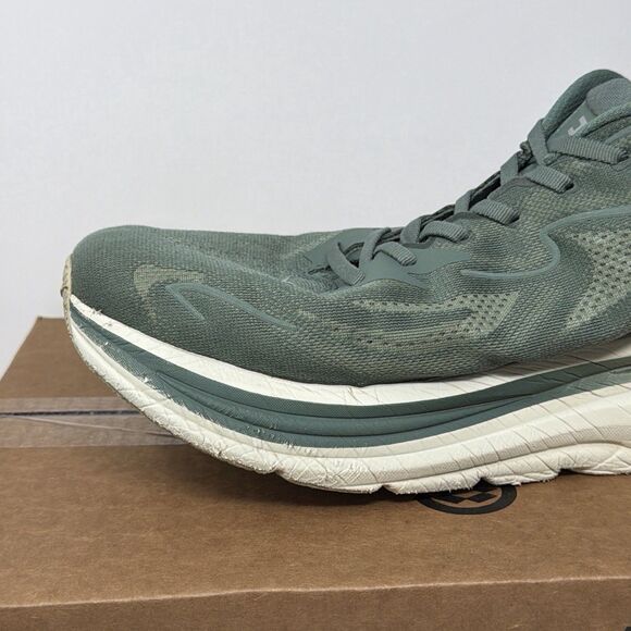 HOKA One One Clifton 10 Mens Size 14D Green Running Sneakers + NEW INSOLE main image 8